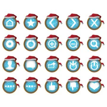 Set Of Web Buttons Stock-Illustration