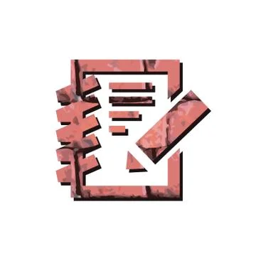 Set of web checklist icons Stock Illustration