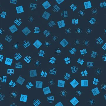 Set Web developer programming code, Chat bot, Artificial intelligence AI and Stock Illustration