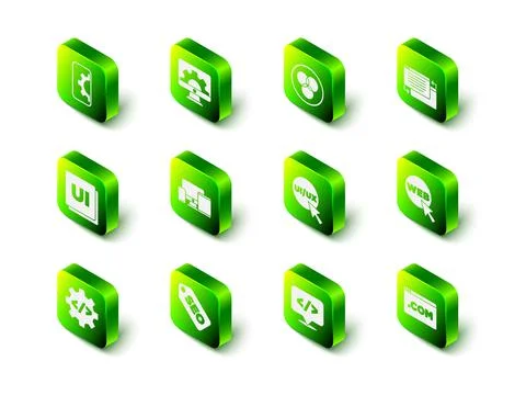 Set Web development, RGB and CMYK color mixing, UI UX design, graphic, Front end Illustrazione stock