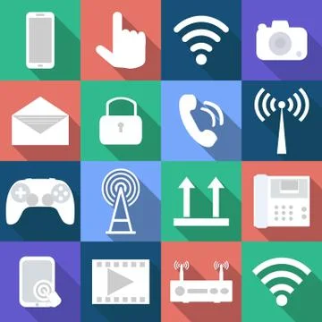 Set Web Icon Stock Illustration