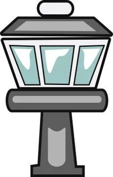 Set of web icons control tower Stock Illustration
