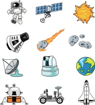 Set of web icons Stock Illustration