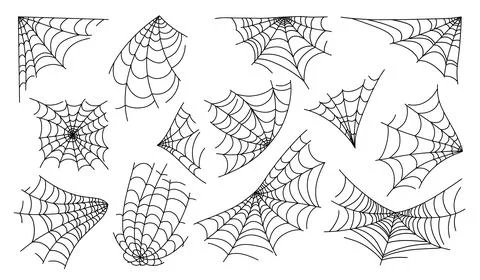 Set of web simple hand drawn vector outline illustration doodle fantasy. Ha.. Stockillustratie