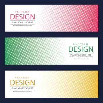 Set Of Web Theme Banners For Your Web Site Stock Illustration