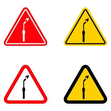 Set of Welding technology icon, metal tool equipment symbol, safe weld vector Stock Illustration
