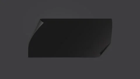 Set of white blank note, notebook paper with folded corners are on dark grey Illustrazione stock