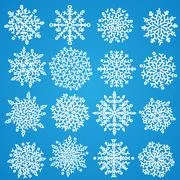 Set of Gold and Silver Snowflakes. Holiday Collection. Snowflakes  Collection Isolated on White Background Stock Vector - Illustration of  pattern, design: 103232685