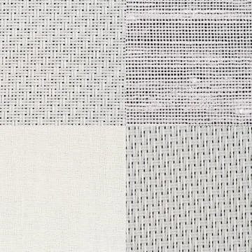 Set of white vinyl samples Set of white vinyl samples, texture background.... Foto stock
