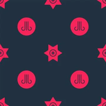 Set Windy weather and Falling star on seamless pattern. Vector 스톡 일러스트