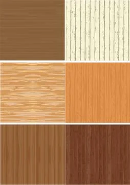 Set of wooden texture Stock Illustration