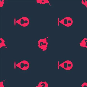 Set Worker location and Question mark on seamless pattern. Vector イラスト素材