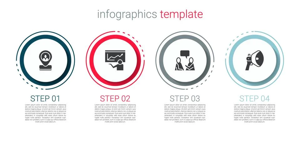 Set Worker location, Training, presentation, Two sitting men talking and Stock Illustration