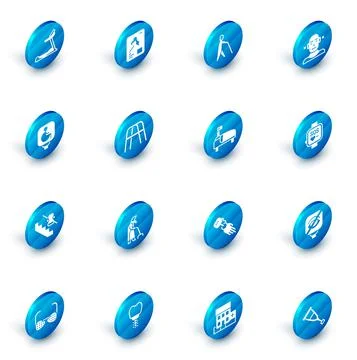 Set X-ray shots, Blind human holding stick, Deaf, Disabled wheelchair, elevator Illustrazione stock