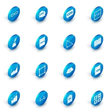 Set XYZ Coordinate system, Function mathematical symbol, Feather and inkwell 스톡 일러스트