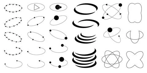 Set of Y2K bling retro elements and abstract brutalism shapes. Hipster grap.. Stock-Illustration