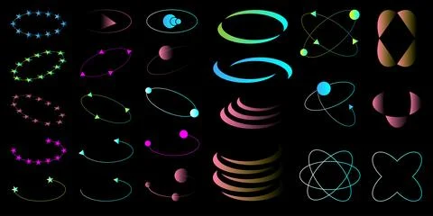 Set of Y2K bling retro elements and abstract brutalism shapes. Hipster grap.. Stock Illustration