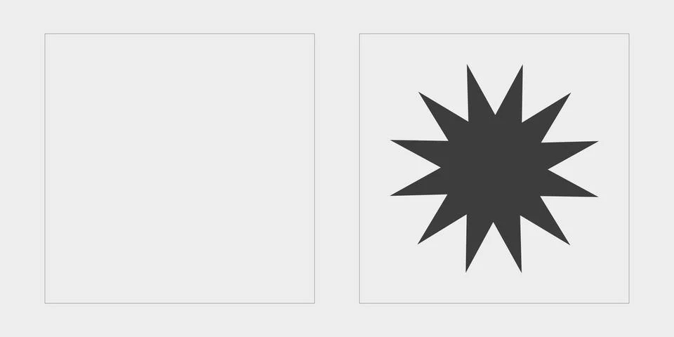 Set of Y2K style vectors of objects. Trendy geometric postmodern figures. Flat Illustrazione stock