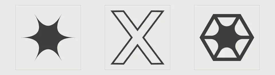 Set of Y2K style vectors of objects. Retro futuristic graphic ornaments. Modern 库存插图