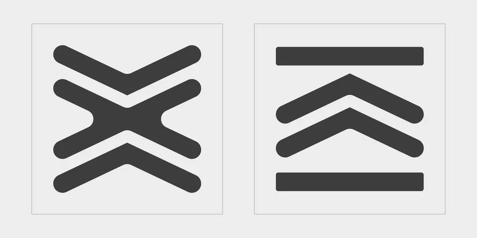 Set of Y2K style vectors of objects. Trendy geometric postmodern figures. Modern イラスト素材