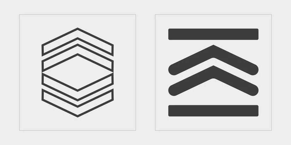 Set of Y2K style vectors of objects. Trendy geometric postmodern figures Stock Illustration