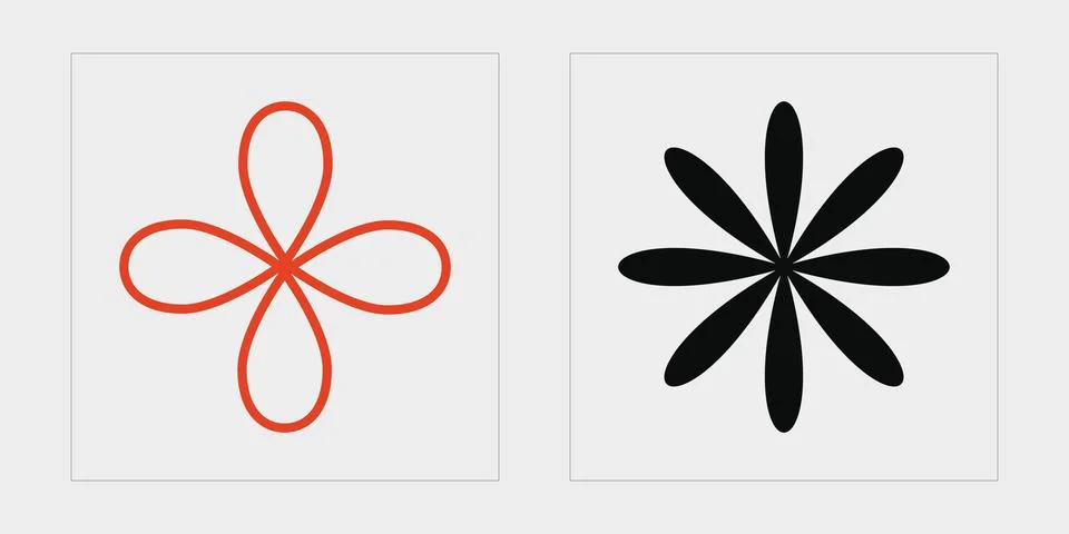 Set of Y2K style vectors of objects. Big collection of abstract graphic Stock Illustration
