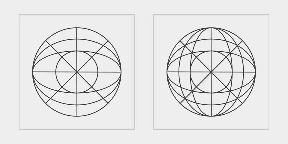 Set of Y2K style vectors of objects. Trendy geometric postmodern figures. Modern 스톡 일러스트