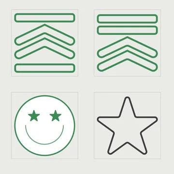 Set of Y2K style vectors of objects. Retro futuristic graphic ornaments Illustrazione stock