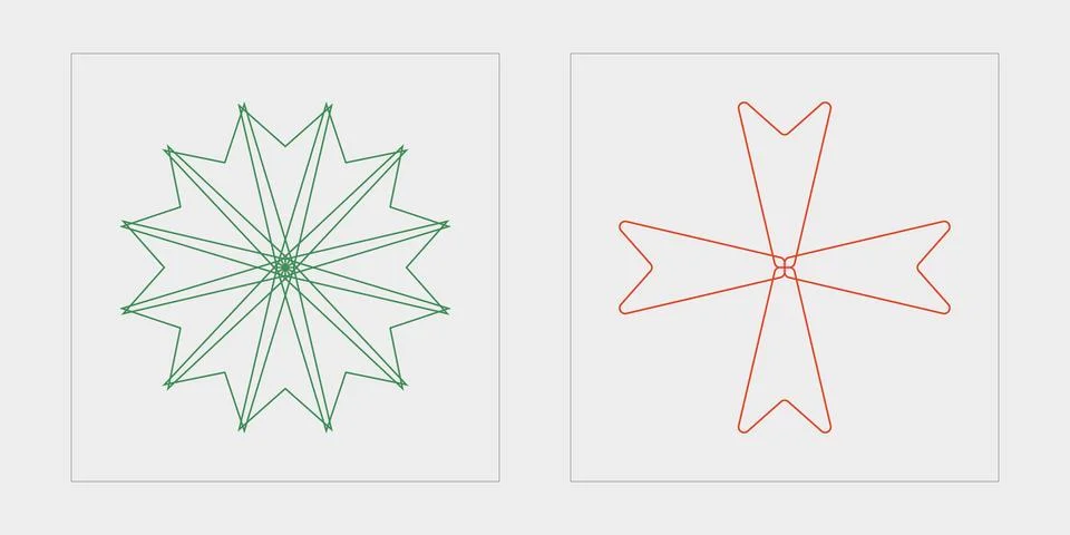 Set of Y2K style vectors of objects. Big collection of abstract graphic Stock Illustration