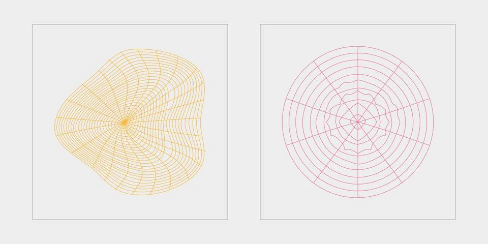 Set of Y2K style vectors of objects. Extraordinary Graphic Assets. Templates for Stock Illustration