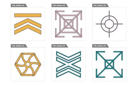 Set of Y2K style vectors of objects. Large set of retro objects for design Stock Illustration