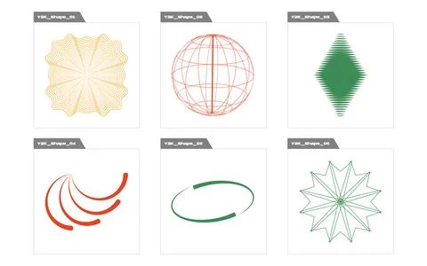 Set of Y2K style vectors of objects. Large set of retro objects for design. For Stock Illustration