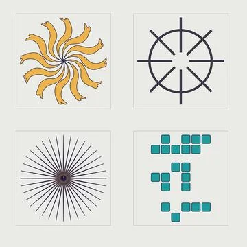 Set of Y2K style vectors of objects. Large set of retro objects for design. Flat Stock Illustration