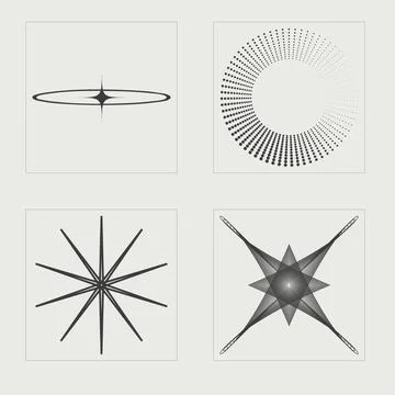 Set of Y2K style vectors of objects. Large set of retro objects for design Stock Illustration