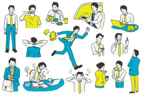 Set1outlineStrokeVersion Stock Illustration