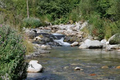 Setcases river Stock Photos