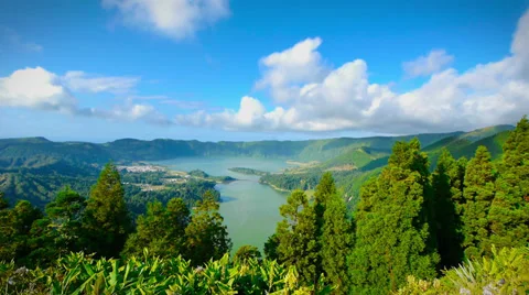Sete Cidades Stock Footage 35392169