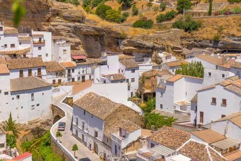 Setenil de Las Bodegas 库存照片
