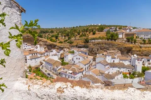 Setenil de Las Bodegas 库存照片