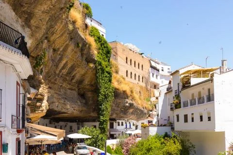 Setenil de Las Bodegas 库存照片