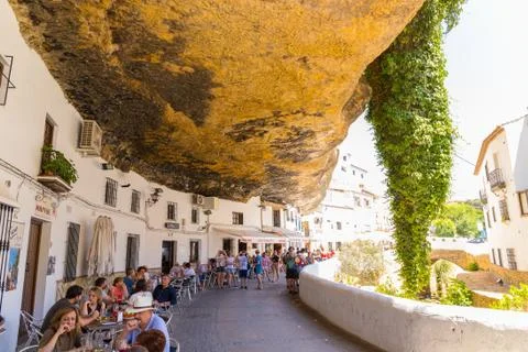 Setenil de Las Bodegas 库存照片