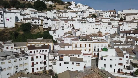 Setenil de las Bodegas, Provice of Cadiz, Andalusia, Spain. Stockbeeldmateriaal 160077256
