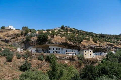 Setenil de las Bodegas, a unique village in Andalusia, Spain Stock Photos