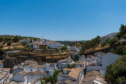 Setenil de las Bodegas, a unique village in Andalusia, Spain, Stock Photos