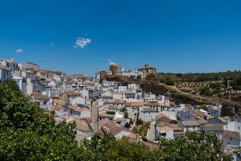 Setenil de las Bodegas, a unique village in Andalusia, Spain Stock Photos