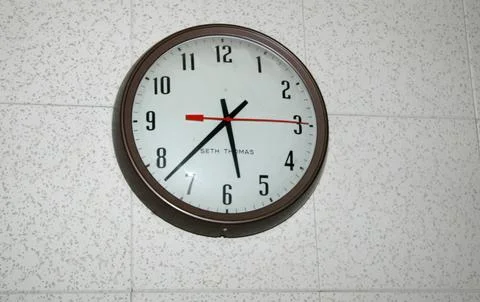 Seth Thomas Clock Stock-Fotos