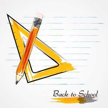 Setsquare Stock Illustration