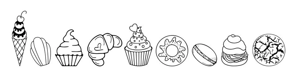 Setsweets Stock Illustration