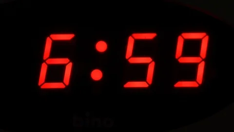 Settewake up seven in the morning Stock Footage 121666051