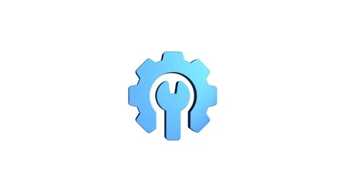 Setting 3D rendering rotating gear mechanism wheel for teamwork success and.. Stock Footage 313462803